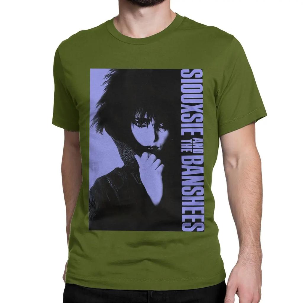 Rock British Punk Music Hip Hop Gothic T Shirt Siouxsie And The Banshees 100% Cotton Tops Casual  Tee Shirt Summer T-Shirts