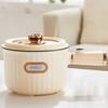 1.6L Mini Electric Rice Cooker Double-layer with Steamer 300W/600W Power Non-Stick Hot Pot with Handle for Dorm Home Office