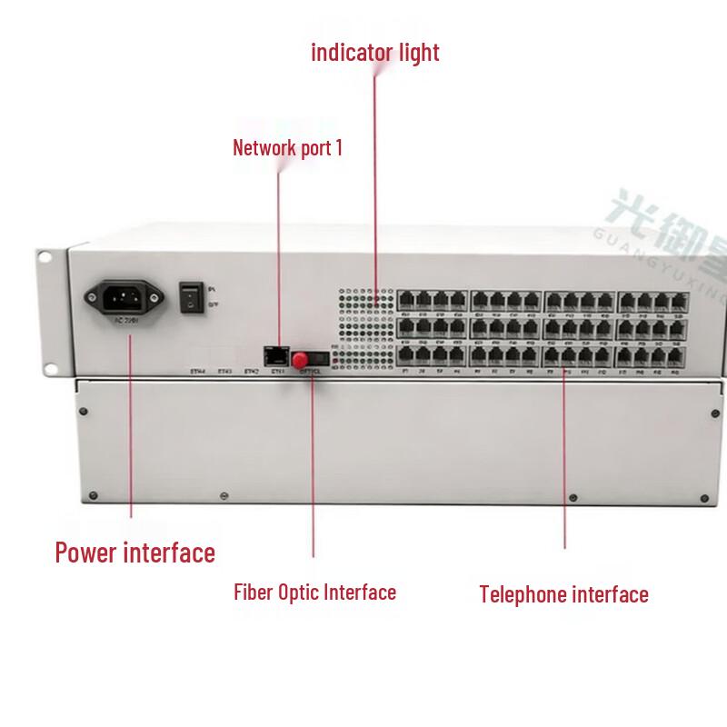 Guangyu Xingzhou 48-Channel PCM Voice Fiber Optic Extender