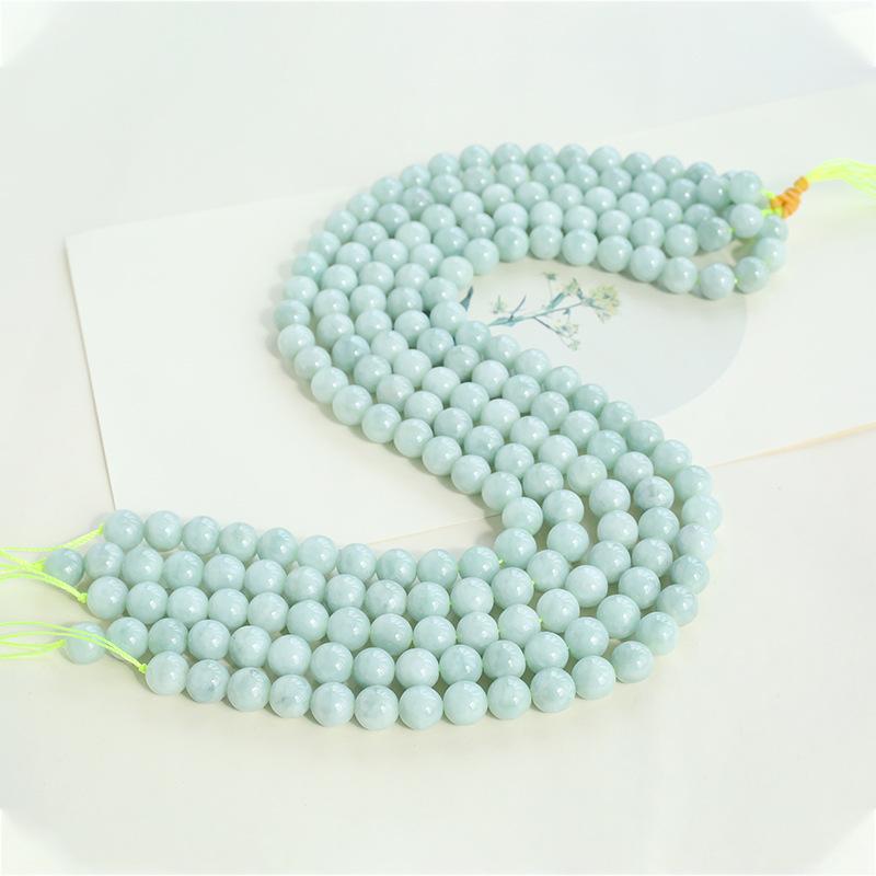 Natural Crystal Bracelet Jadeite Jade Bracelet Work In Progress Beaded Jewelry Long String Jewelry Accessories Loose Beads