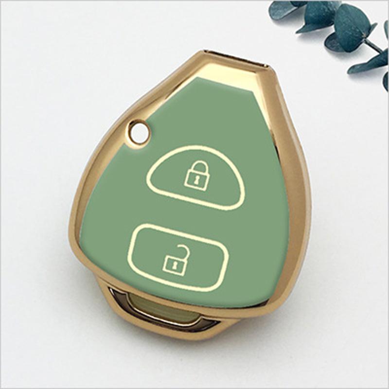 TPU Car Key Case Cover For Toyota Auris HiLux Corolla Fortuner Prado Verso Camry Reiz Yaris Vitz Vios Rav4 Ractis 2/3/4 Button