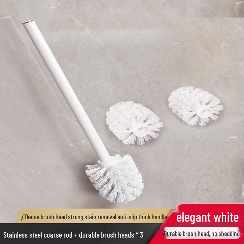 Stainless Steel Wall-Mounted Toilet Brush Set
