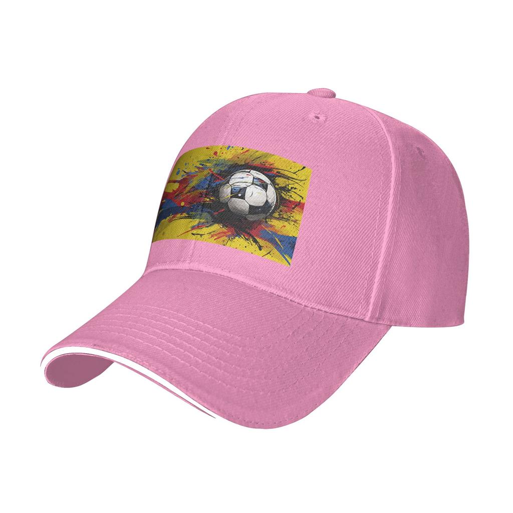 Graffiti Soccer Themed Cap Casual Baseball Caps Adjustable Hat Hip Hop Summer Unisex Baseball Hats Customizable