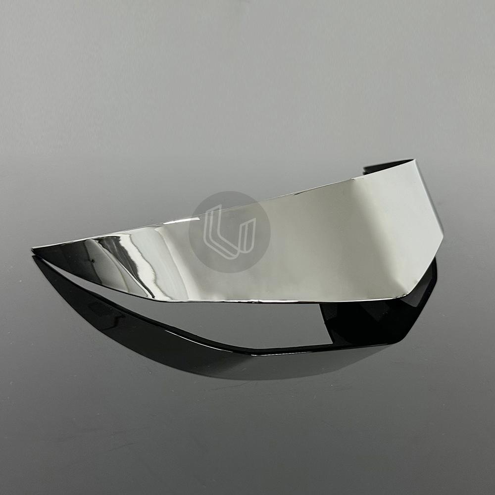 Motorcycle Rear Trim Helmet Spoiler Case For KYT TT TTC Accessories серебряный