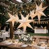 Hollow Out Christmas Hanging Decoration DIY Christmas Tree Ornament Paper Star Pendant  Christmas