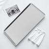 Stainless Steel Rectangular Food Plate Smooth Polished Design for Barbecue Party Snack Storage Kitchen Tray Rectangular Plate