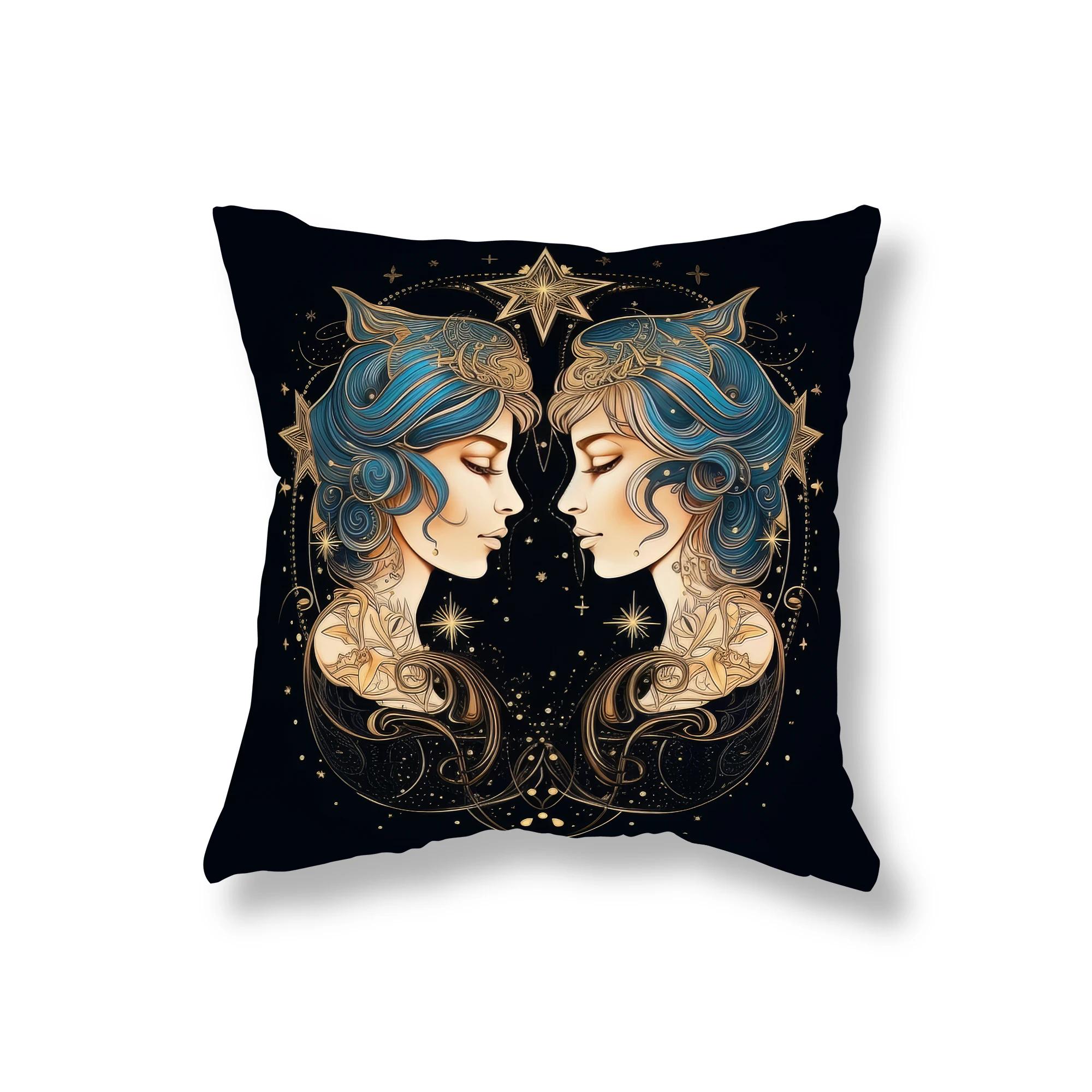 

Новая Мода Гороскоп Наволочка Астрология Декор Дивана Офис Игровое Кресло Комнатная Подушка Дом 12x12Inch