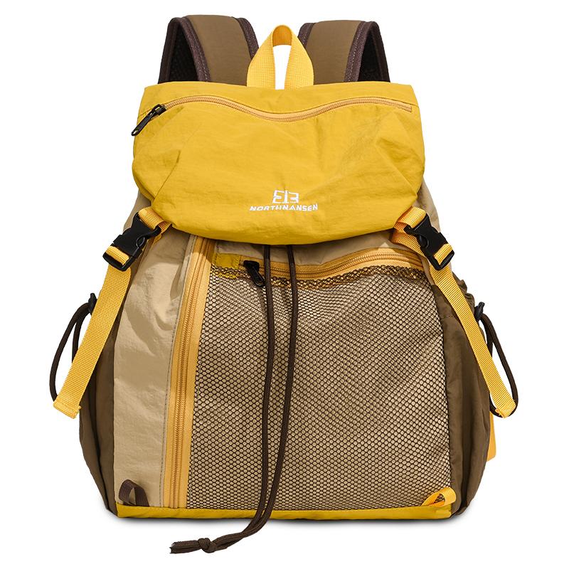 Outdoor Waterproof Backpack Color Block Women's Large Capacity Travel Backpack