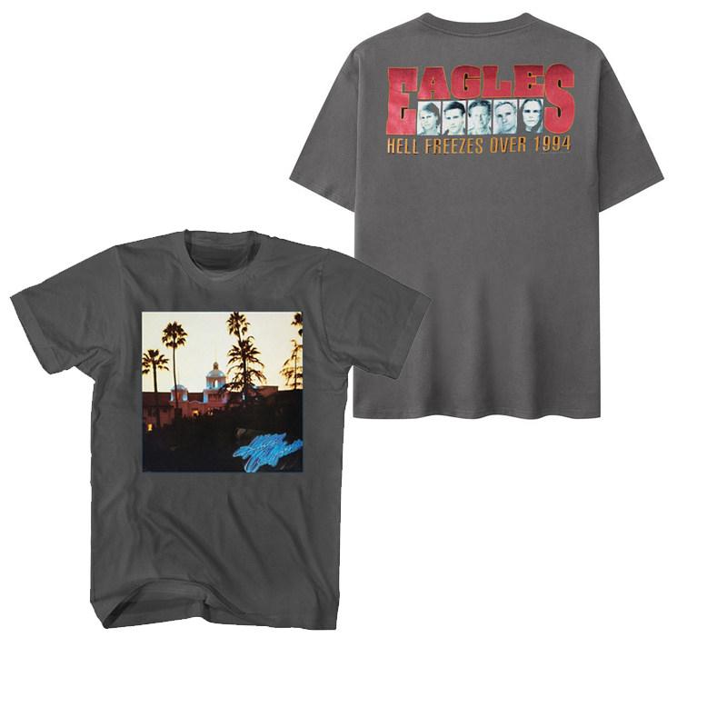 New 1994 Eagles Hotel California California Hotel Commemorative Vintage Mens TShirt