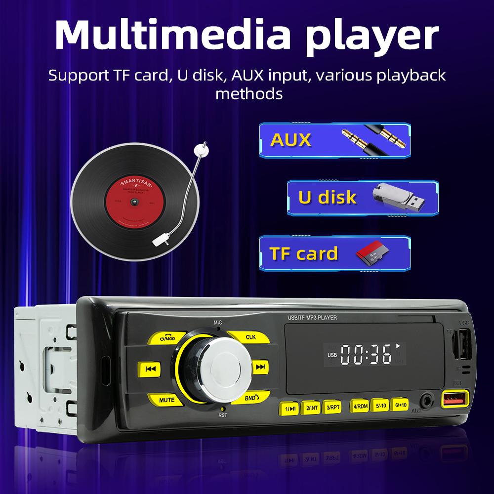 Buy D3102 Car Radio Bluetooth Smart MP3 Player Support Smart Voice