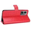 Crazy Horse Wallet Flip Case for Motorola Moto G14, Red