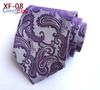 Cozy Up 3.15"(8cm) Fashion Striped PaisleyTies Men Plaid Flower Necktie for Wedding
