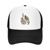 Koi Pond Baseball Cap Vintage Hats for Unisex Mountaineering Sailor Cap for Unisex Unisex Caps Womens