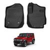 Virauto Suzuki Nouveau Jimny JB64W JB74W JC74W AT Tapis de Sol 3D pour 1ère Rangée Jimny Sierra Nomad à partir de juillet 2018 Tapis de Voiture Compatibles Tapis de Pieds TPE