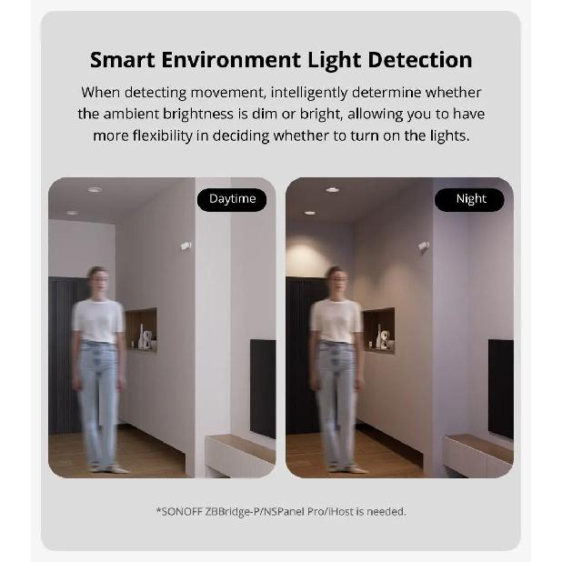 SONOFF SNZB-03P SNZB 03P Zigbee Motion Sensor Human Presence Sensor 5-Sec Faster Detection Smart Scene Google Home Assistant