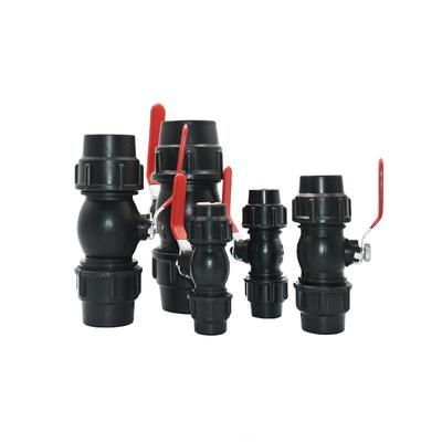 20/25/32/40/50mm Pe Tube Ball Valve Quick Connector Garden Tap Water Coupler With Female Thread 1/2 3/4 1 1.2 1.5 Inch 1pcs