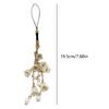 Fashion Orchids Phone Charm Cute Accessory Flower Pendant Keychain Car Keyring