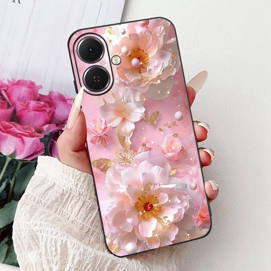 Cute Painting Phone Case For Tecno Spark Go 2 2025 Soft Silicone TPU Back Cover For Tecno Spark Go2 KM4 Cases Bumpers