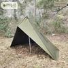 YAJIN CRAFT Polish Tent Front Curtain for Solo Tents, One-Pole Tents, and Military Tents
