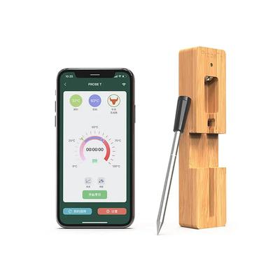 Kabelloses Fleischthermometer Fernbedienung Digitales Küchen-Koch-Lebensmittel-Grill-Fleisch-Werkzeug Smartes Bluetooth-Grillthermometer für Ofen-Grill