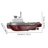 Remote Control Tug 2.4G Remote Control Ship Summer Charging Water Toy Simulation Remote Control Boat Model Rc