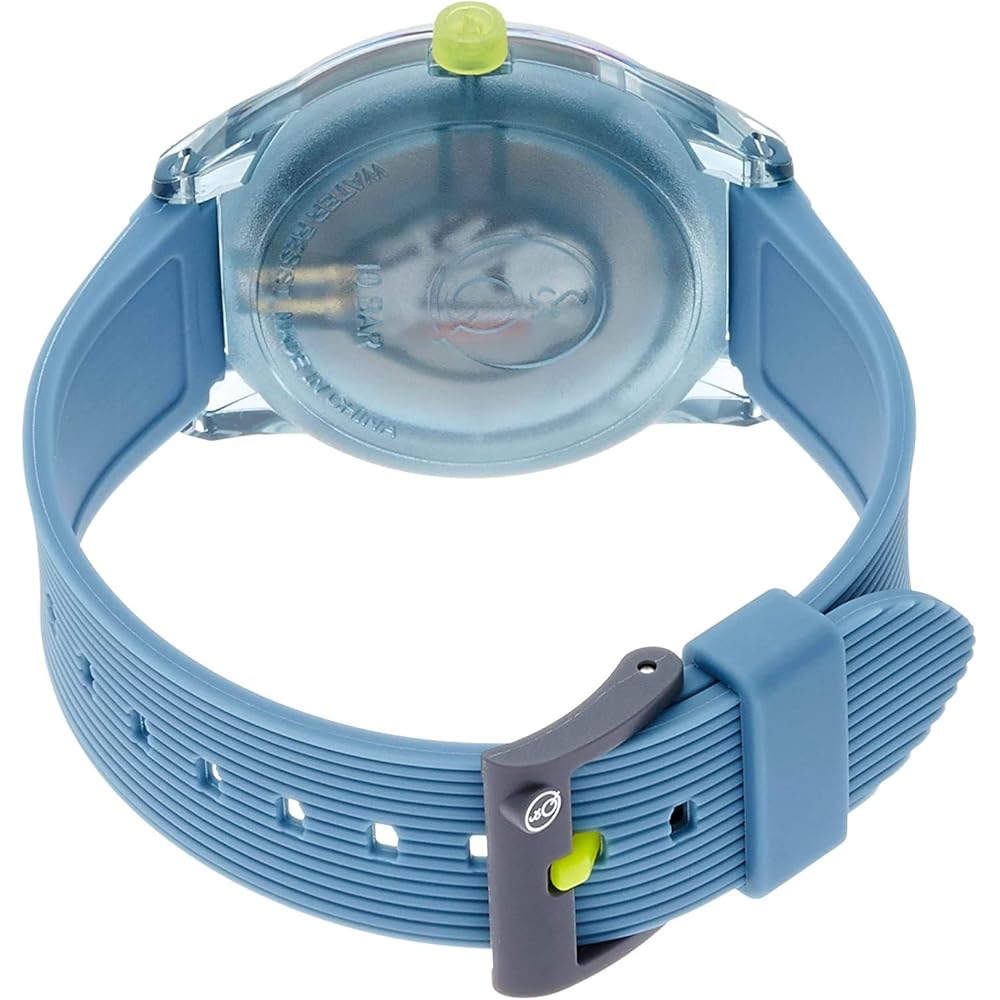 Q&Q SmileSolar Analog Solar Watch Waterproof with Urethane Strap Blue for Men