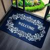 Vintage Welcome Floral Decorative Doormat Entryway Living Room Bedroom Floor Mat Home Decor Multi Color Baroque Stylish Design