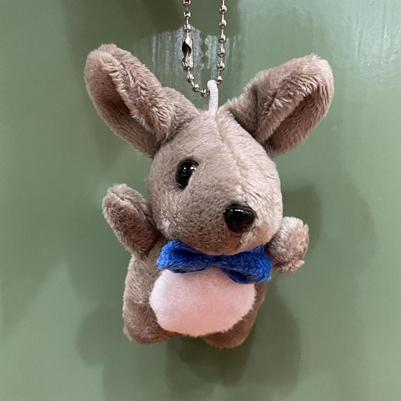 

Toy Plush Kangaroo Hand Puppets Kindergarten Children Comforting Dolls Souvenirs Blue