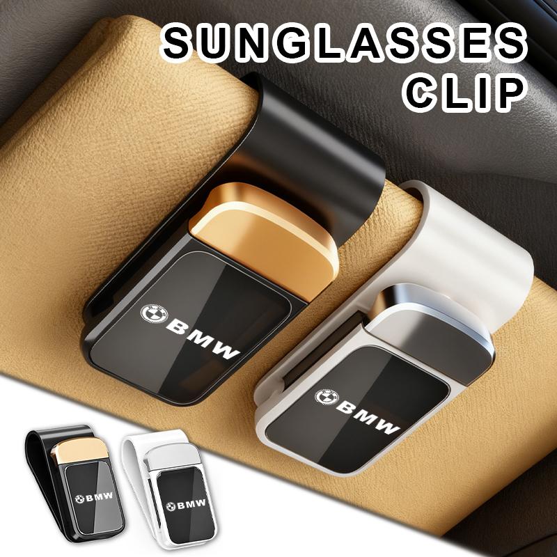 Car Sun Visor Eyeglass Hanger Stainless Storage Holder Clip For BMW M Sport M2 M3 M4 M5 M6 E46 E90 E60 F10 F20 E87 X3 X6
