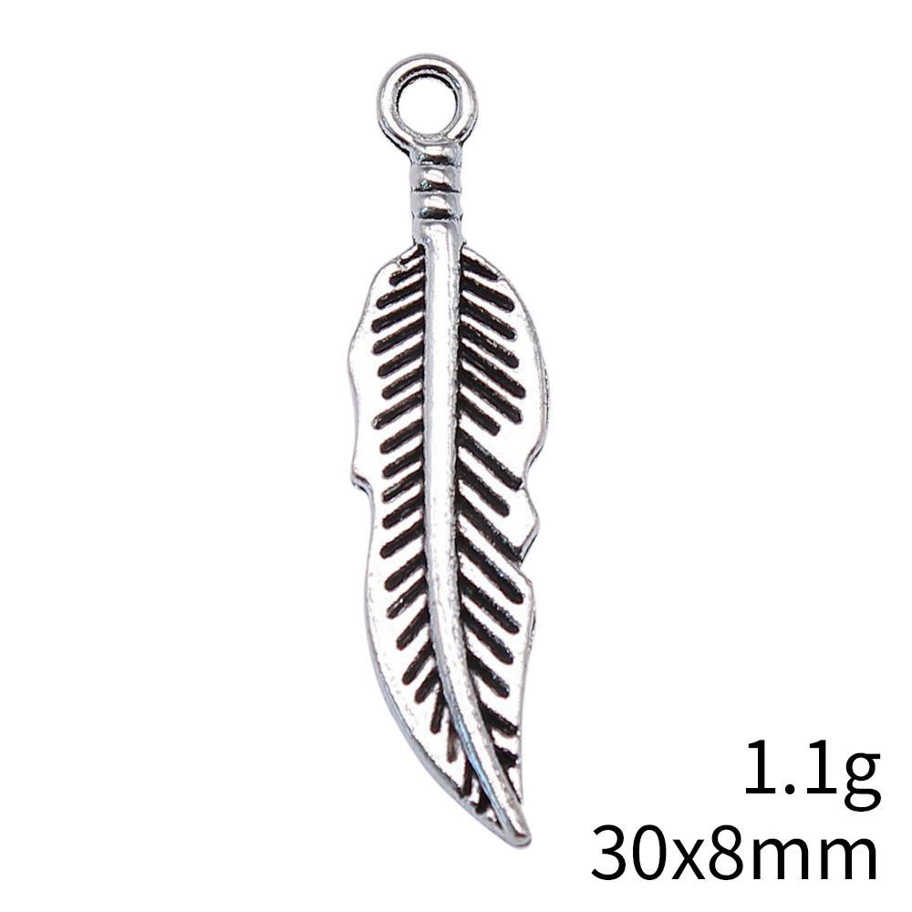 NewArrivals Charms Jewerly Making Feathers Leaf Charms Pendant Ornaments For Home Car Pendant