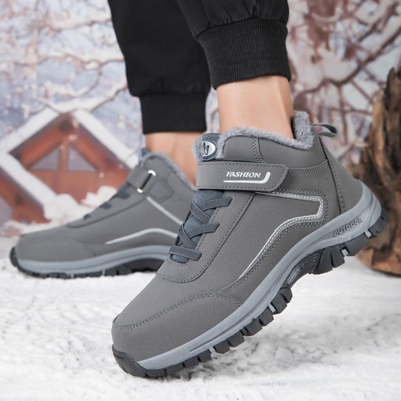 Men Winter Sneaker Shoes New High Quality Sneaker Short Boots with Anti Slip Thick Sole Walking Work Cotton Shoes for Women