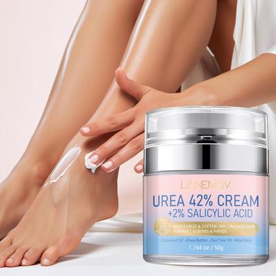 Urea 42% Cream with 2% Salicylic Acid-- Hydrate and Soften Dry, Cracked Skin, Improve the Damaged Skin Barrier -Suitable for Dry Skin Use,50g