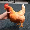 Cute Chicken Stuffed Toy PP Cotton Filled Rooster Plush Toy Kawaii Game Stuffed Doll  Kids Toy
