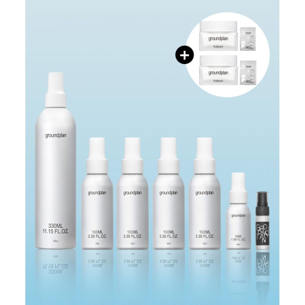 

Ground Plan Mist 800ml Large Set Original Nightpack 2ea + Nightpack Sachet 2ea Gift NONE