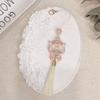 Lightweight Butterfly Car Pendant Polyester Tassel Rearview Mirror Pendant  Car Interior