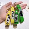 Colorful Silicone Keychain Prime Drink Bottle Key Accessory For Birthdays
