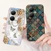Für Xiaomi Redmi 13C 5G Hülle Luxus Blumen Cartoon Hülle Weiche TPU Matte Handyhülle Für Xiaomi Redmi 13R Redmi13C 5G Fundas Taschen