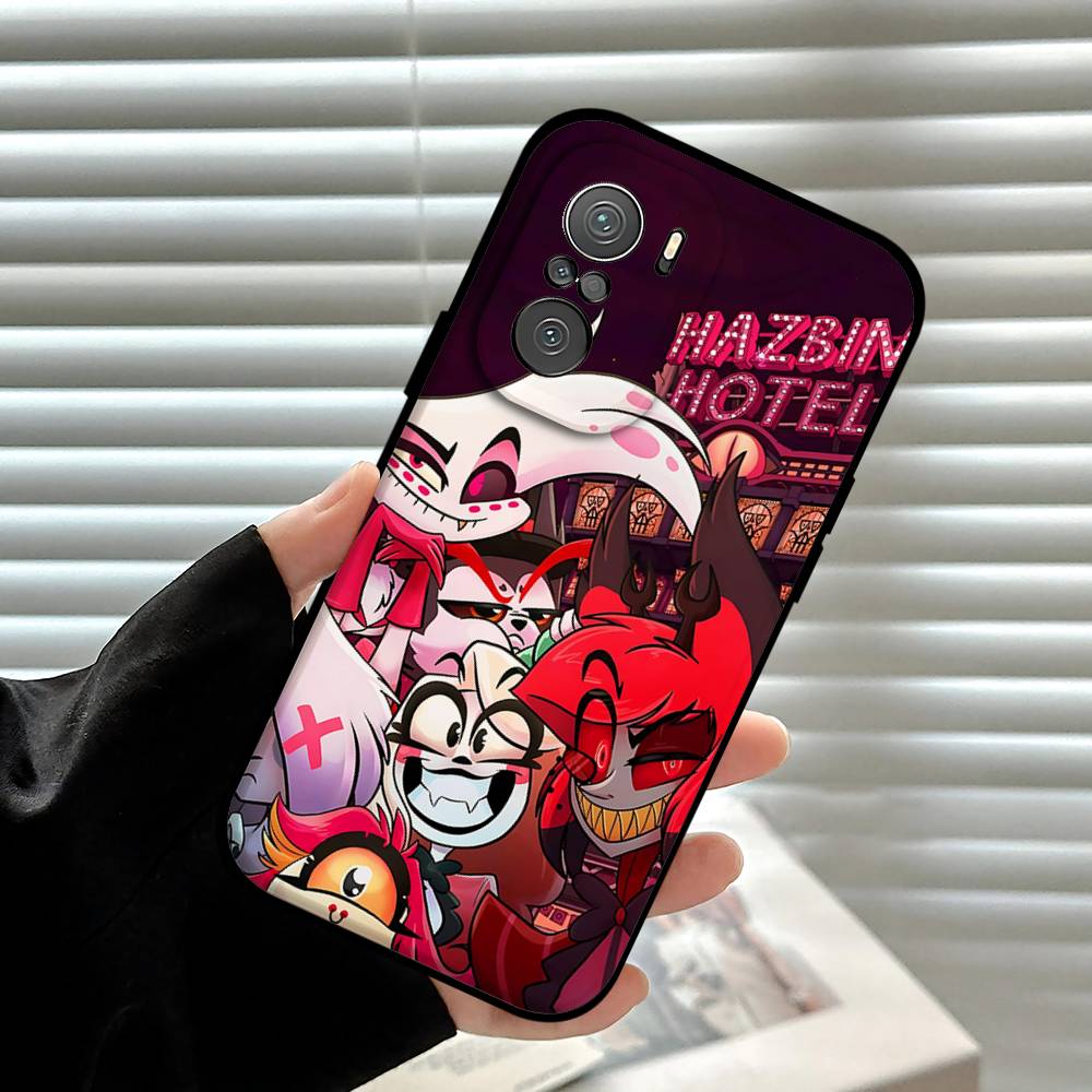 

Чехол для телефона Аниме H-hazbin Hotel для Xiaomi Redmi 13 12 13 12C 14C Redmi Note 14 13 12 Pro Plus 12S 11S 11 10S Мягкий чехол Redmi Note 9
