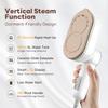 1200W portable clothing steamer, 10 second fast heating Plancha a Vapor Para Ropa, with LED, 180 ° rotating handle and ceramic base plate