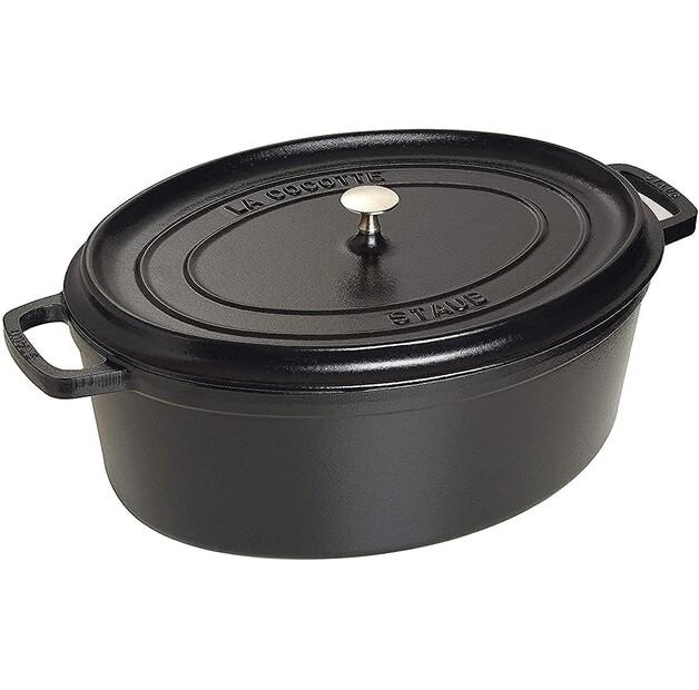 

Кокотница Zwilling Staub овальная 37,5x31см черный 5,5л (40509-319-0)