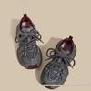 Women's Thick-Soled Retro Color-Block Sneakers - 2025 Autumn Collection