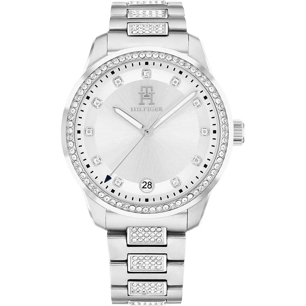 Tommy Hilfiger Historical Collection Silver Dial Silver Stainless Steel Women s Quartz Watch 1782757 серебряный