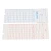 100 Pcs Time Card 7.09x3.27in Dual Sided Microcomputer Attendance Machine Card Employee Time Sheet for Company