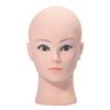 Bald Mannequin Head Female Professional Cosmetology Training Head Bald Manikin Head for Wigs Making Display Doll Head