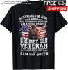 I#039m A Spoiled Wife Of A Grumpy Old Veteran Husband Wife TShirt S5XL Unisex T-Shirt