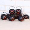24TE Halloween Flame Bucket Witch Pumpkin Decoration Props Create Spooky for Parties and Celebrations
