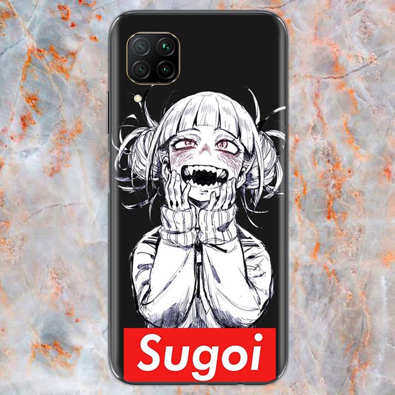 Sugoi Senpai Anime Waifu For Huawei Mate 40 30 20 20X 10 RS P Smart 2021 2020 Z S Pro Plus Lite 2019 Phone Case Shell