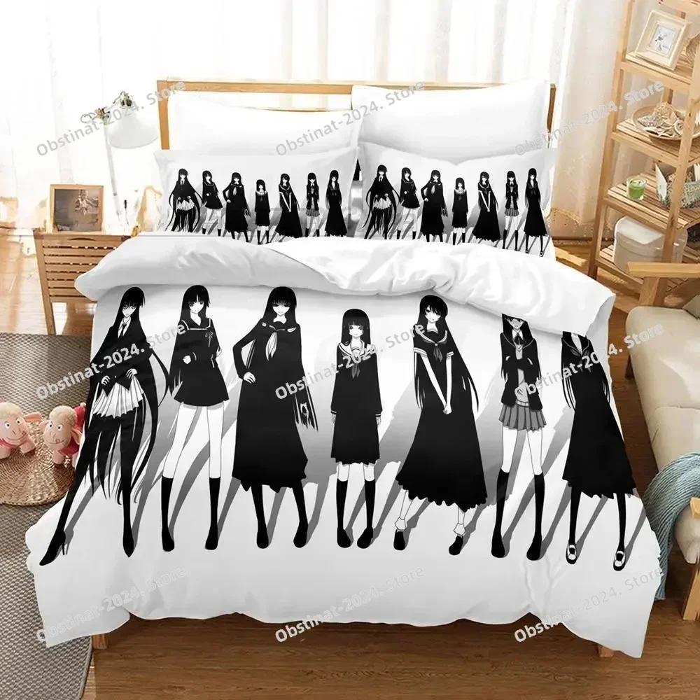 Blend S Bedding Set Printed single Comforter Quilt Bed Cover Duvet Cover Pillow Case 3 Pieces Kids Adult Size Anime Kawaii Girls