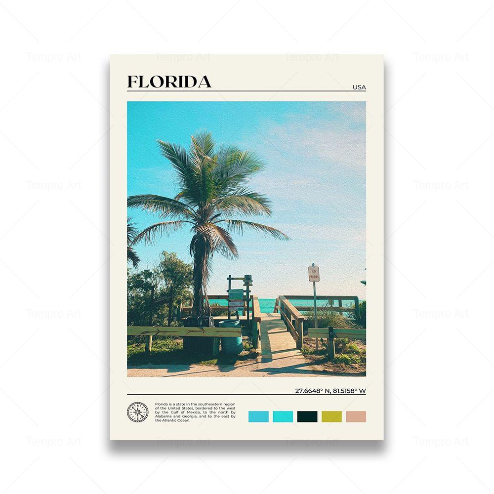 

США туристический плакат Лос-Анджелес Филадельфия Нью-Йорк Нью-Джерси Луизиана принт Мауи Майами холст живопись настенное искусство домашний декор 40x50 cm No Frame