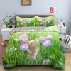 Home Bedding Set Bedroom Pet Cat Bedding Down Duvet Cover Single/double Bedding Set AU Large Bedding